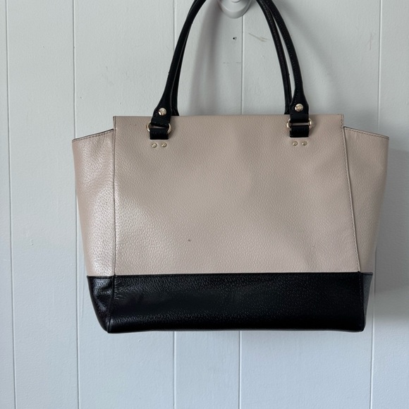 KATE SPADE Wellesley Camryn Pebble/Black Leather tote Large Shoulder Bag - Picture 8 of 8